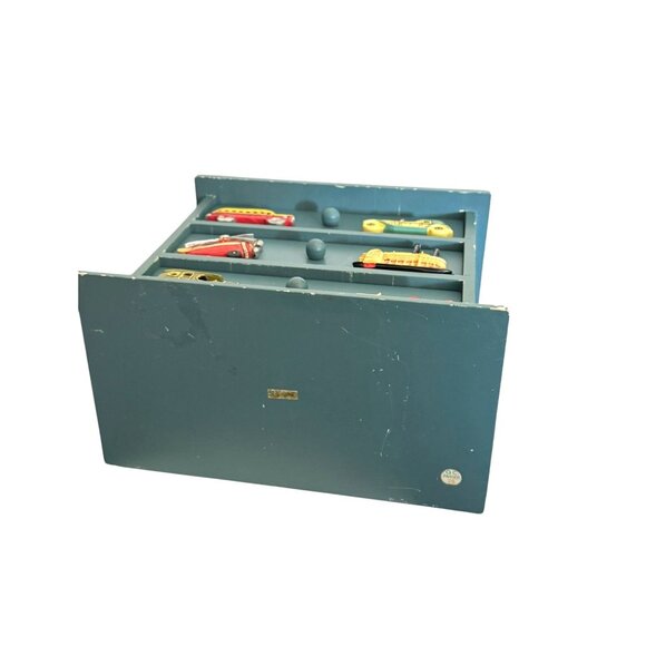 Vintage Wooden Miniature Chest Of 3 Drawers - Picture 3 of 8